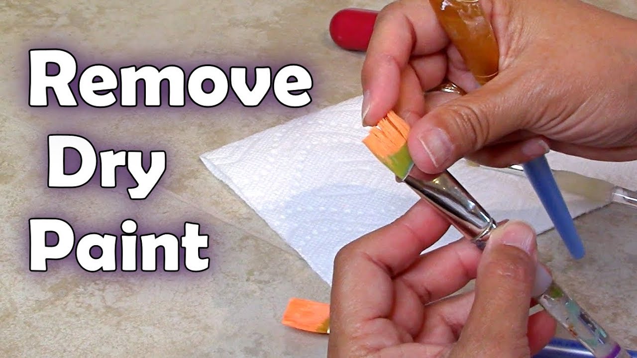 How to Get Paint off a Paint Brush