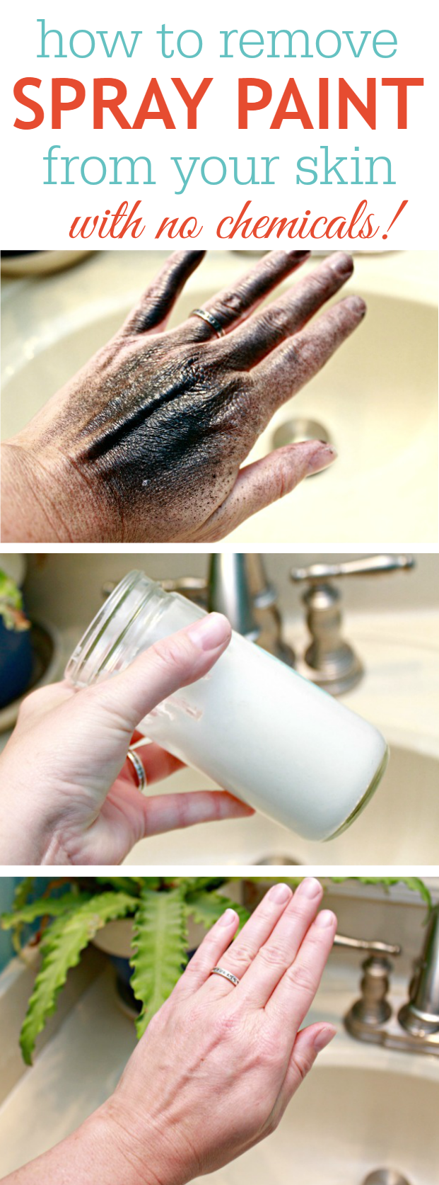 How to Get Spray Paint Off Skin