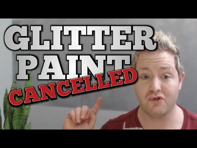 How to Remove Glitter Wall Paint