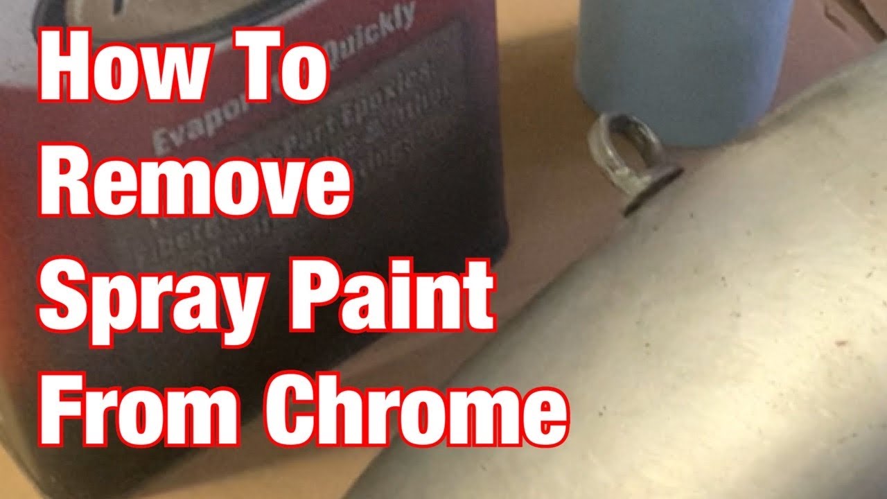 How to Remove Paint from Chrome