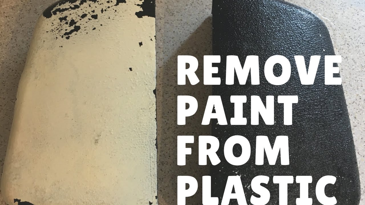 How to Remove Paint from Plastic