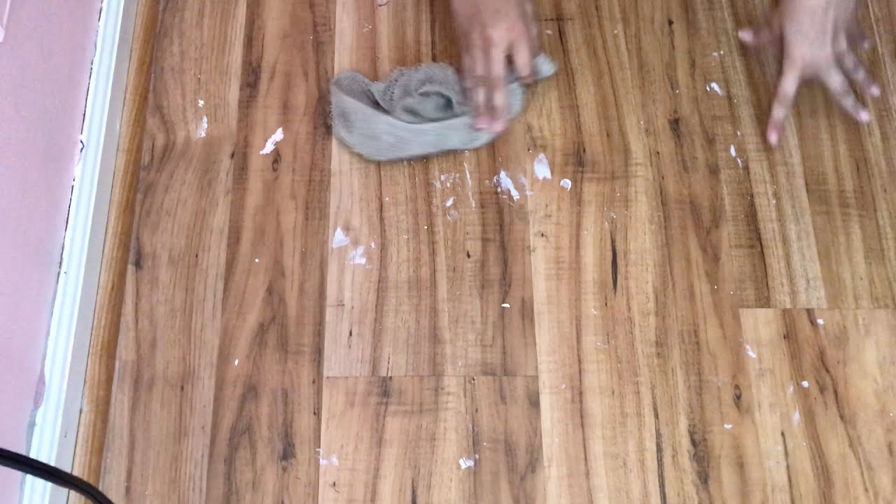 How To Remove Paint From Vinyl Floor