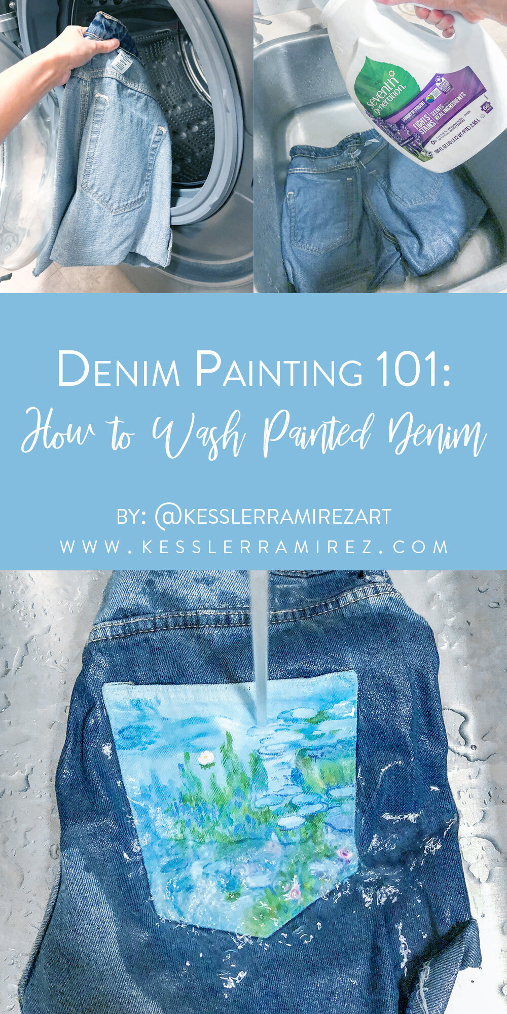 How to Wash a Painted Denim Jacket