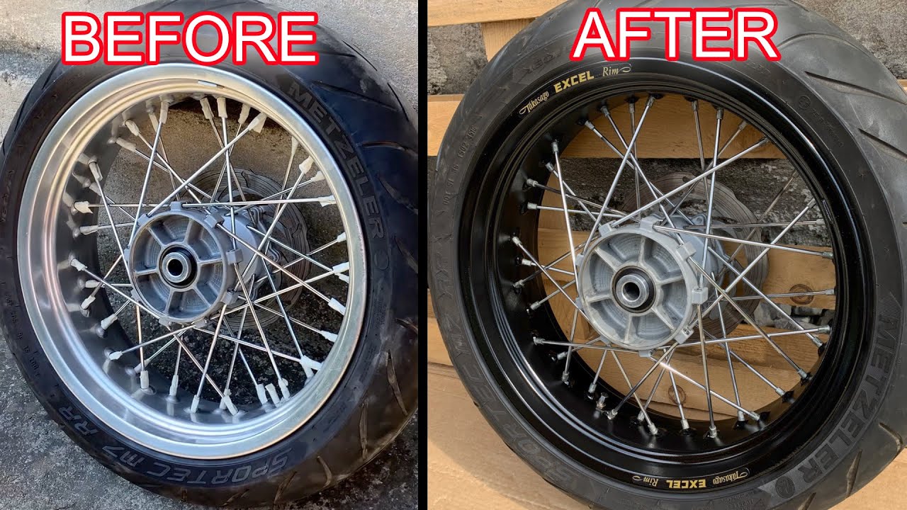 How to Paint Motorcycle Rims