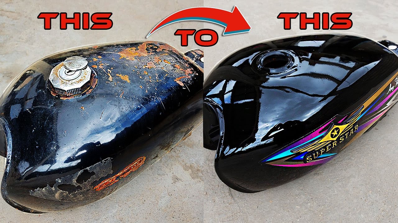 How to Paint Motorcycle Tank