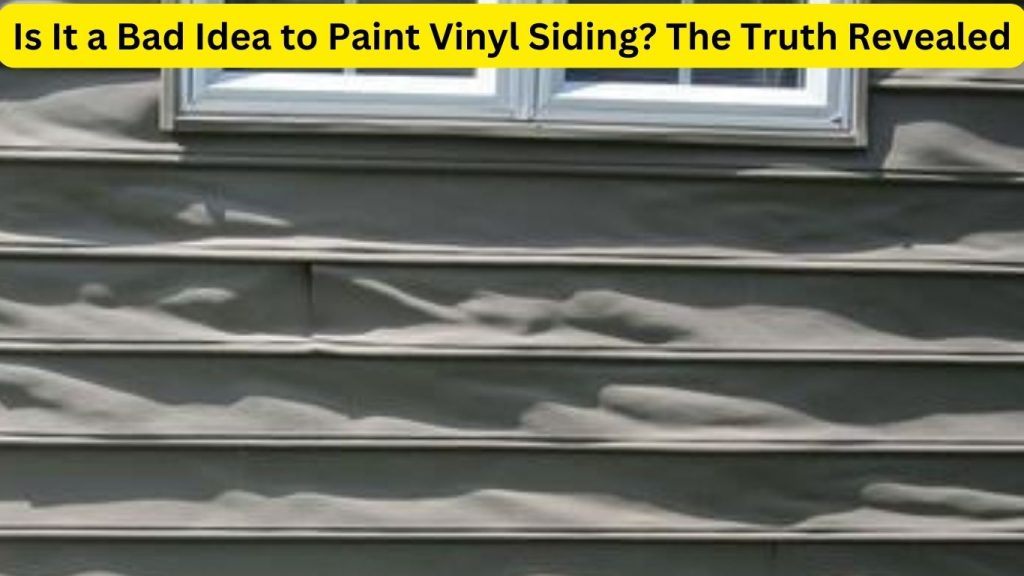 Is It a Bad Idea to Paint Vinyl Siding