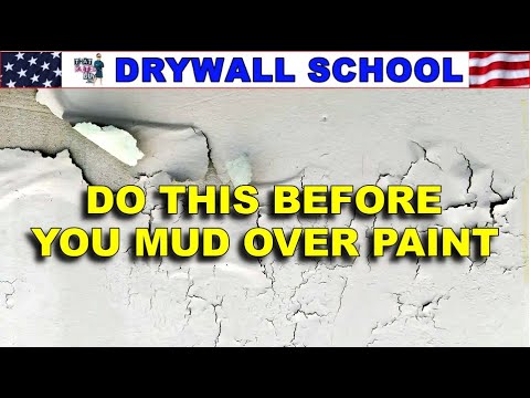 Can You Mud Over Paint