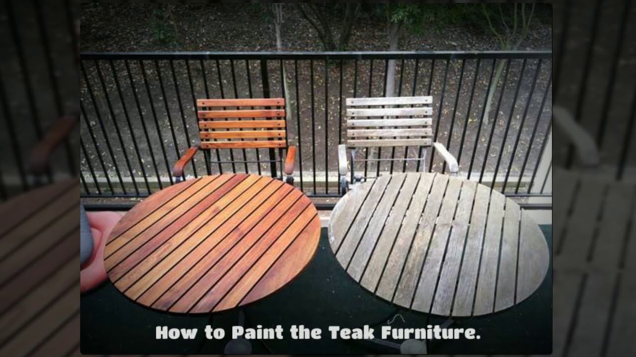 Can You Paint Teak Wood