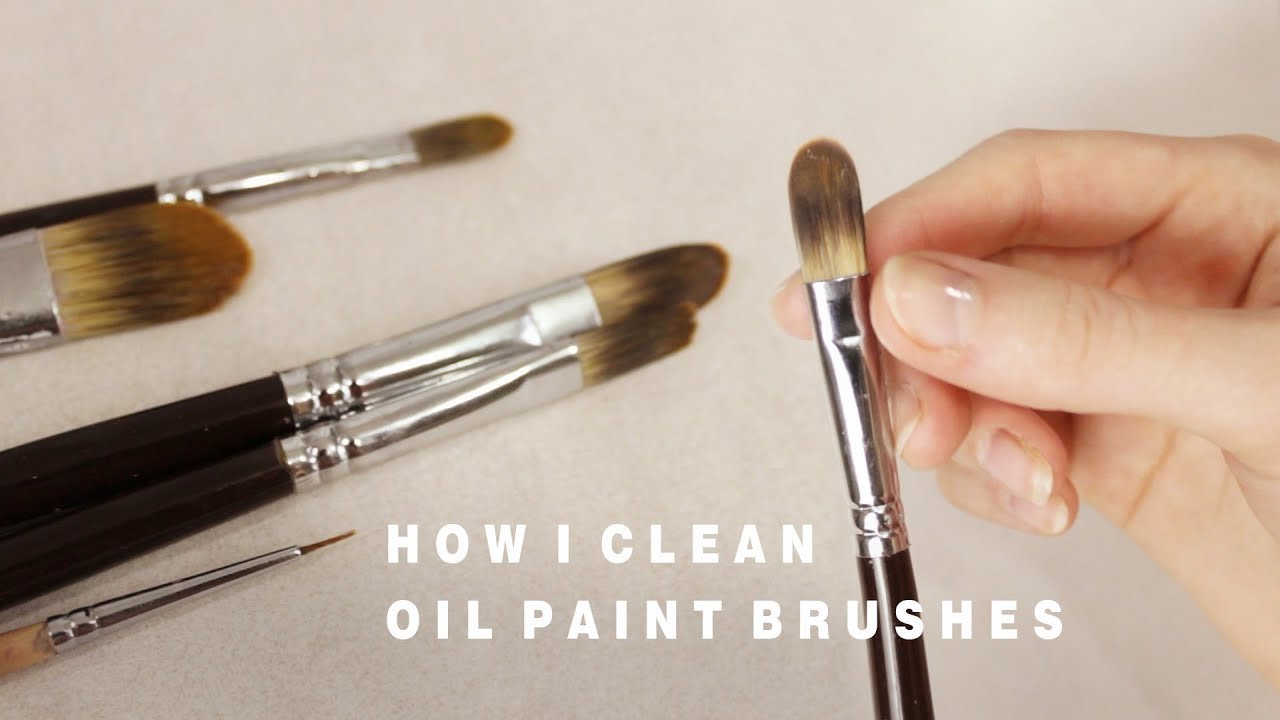 How to Clean Oil Paint Brushes