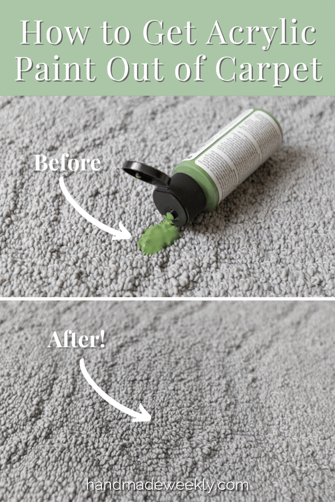 How to Get Acrylic Paint Out of Carpet