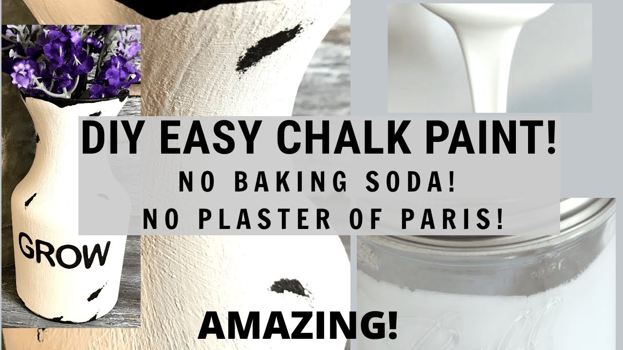 How to Make Chalk Paint With Acrylic Paint