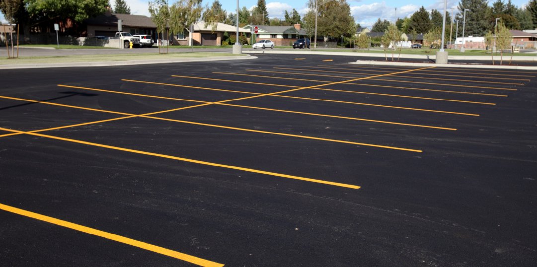 How to Paint a Parking Lot