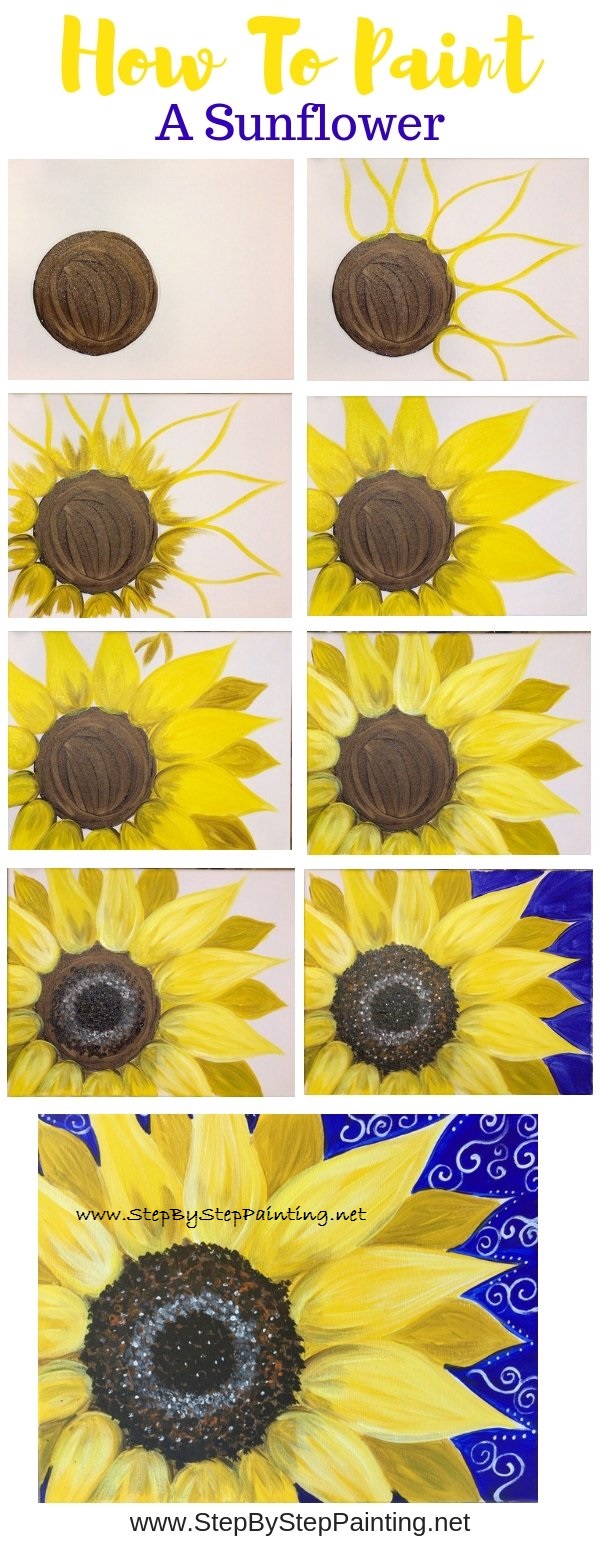 How to Paint a Sunflower