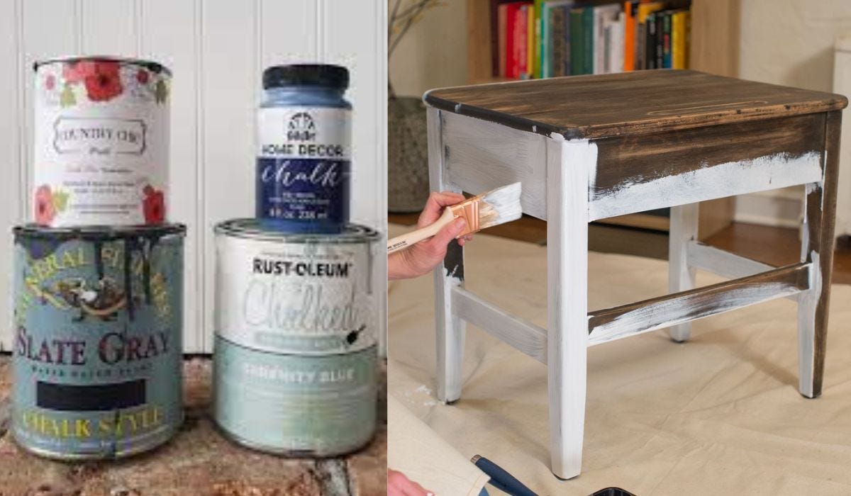 Can You Use Wall Paint On Wood Furniture