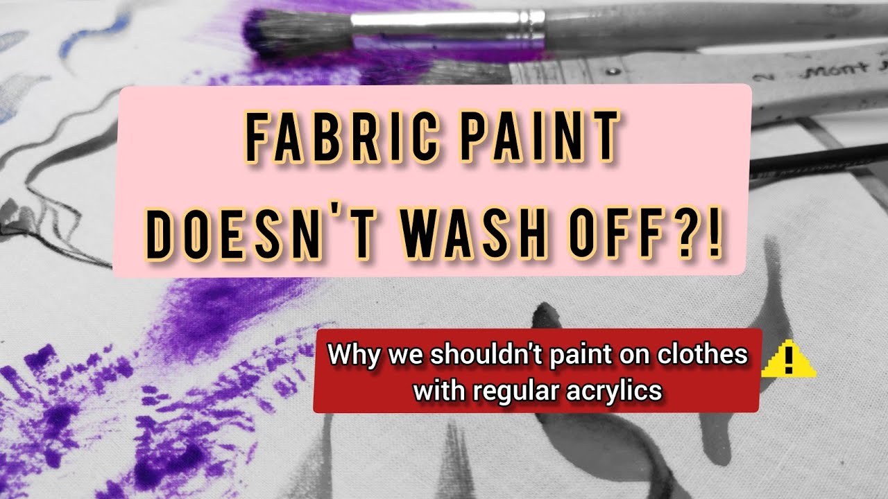 Does Fabric Paint Wash Off