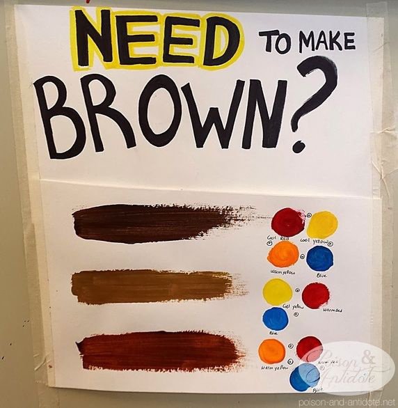 How to Darken Brown Paint