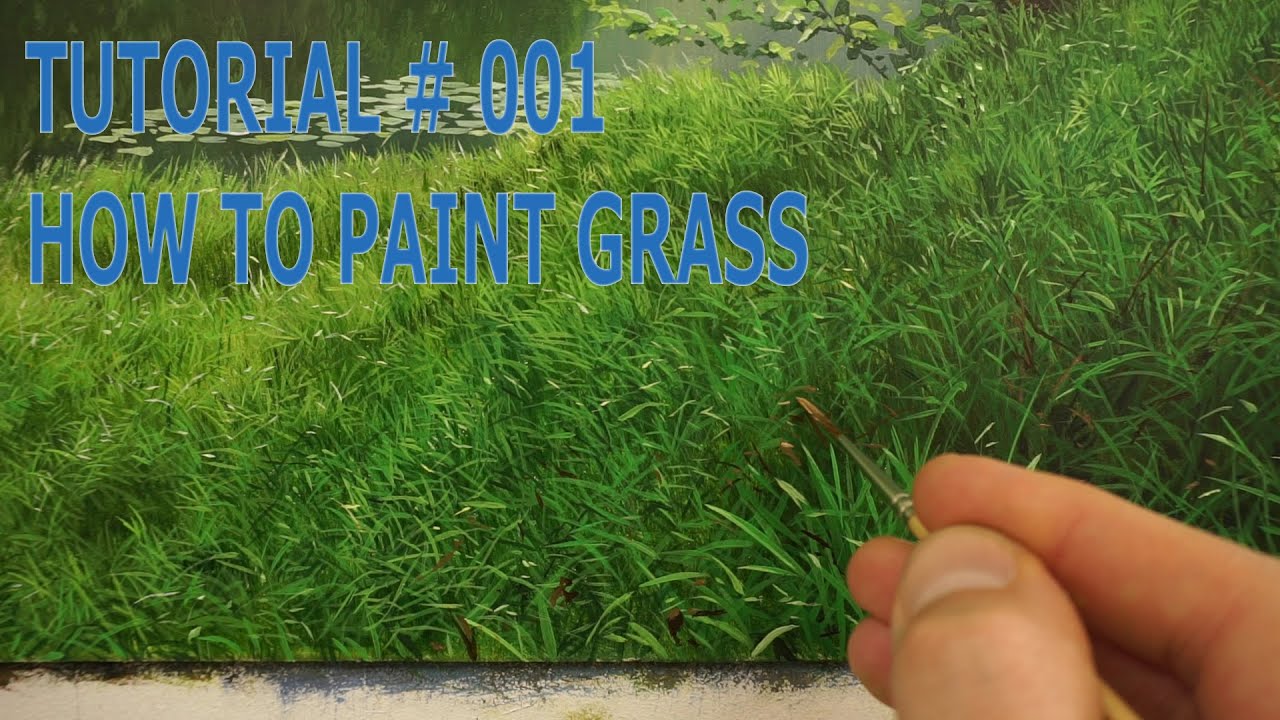 How to Paint Grass With Oil Paint