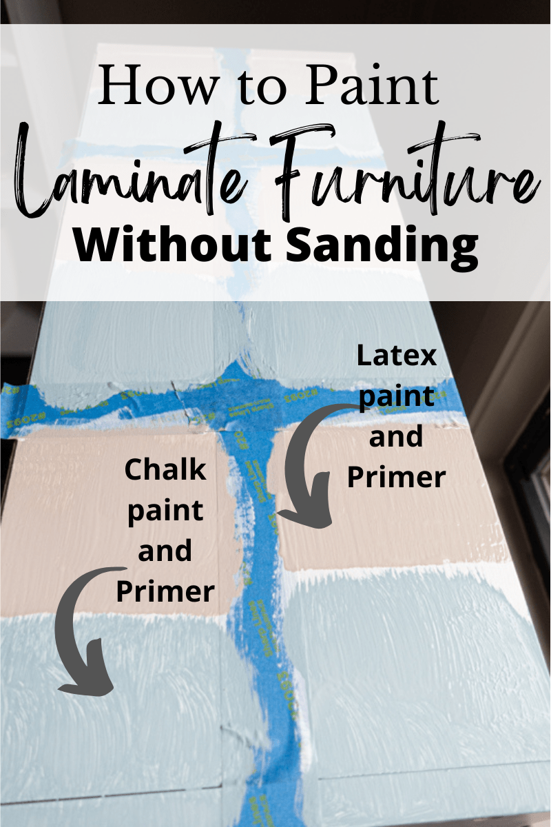 How To Paint Laminate Furniture Without Sanding