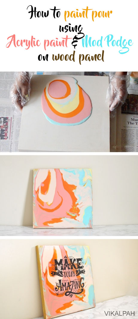 How to Paint Over Mod Podge With Acrylic Paint