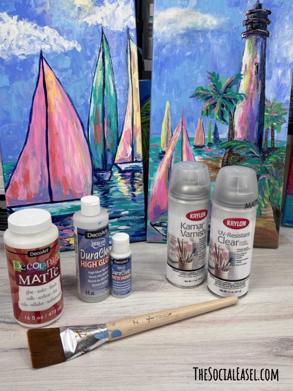 How to Seal Acrylic Paint on Canvas