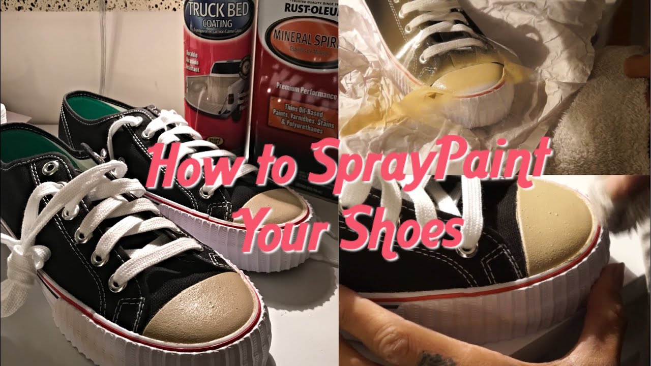 How to Spray Paint Converse