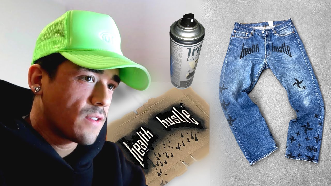 How to Spray Paint Jeans