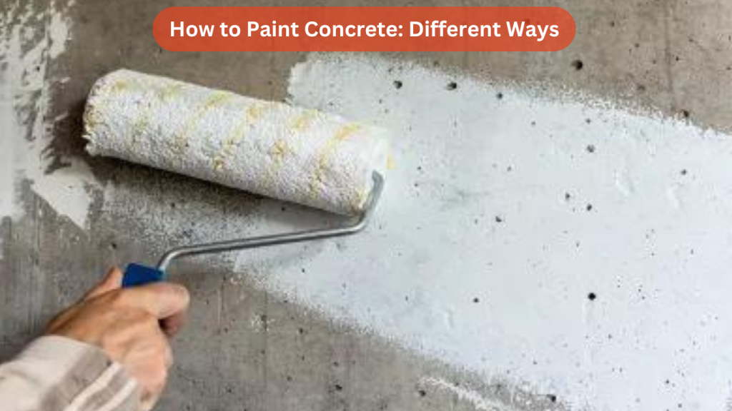 How to Paint Concrete