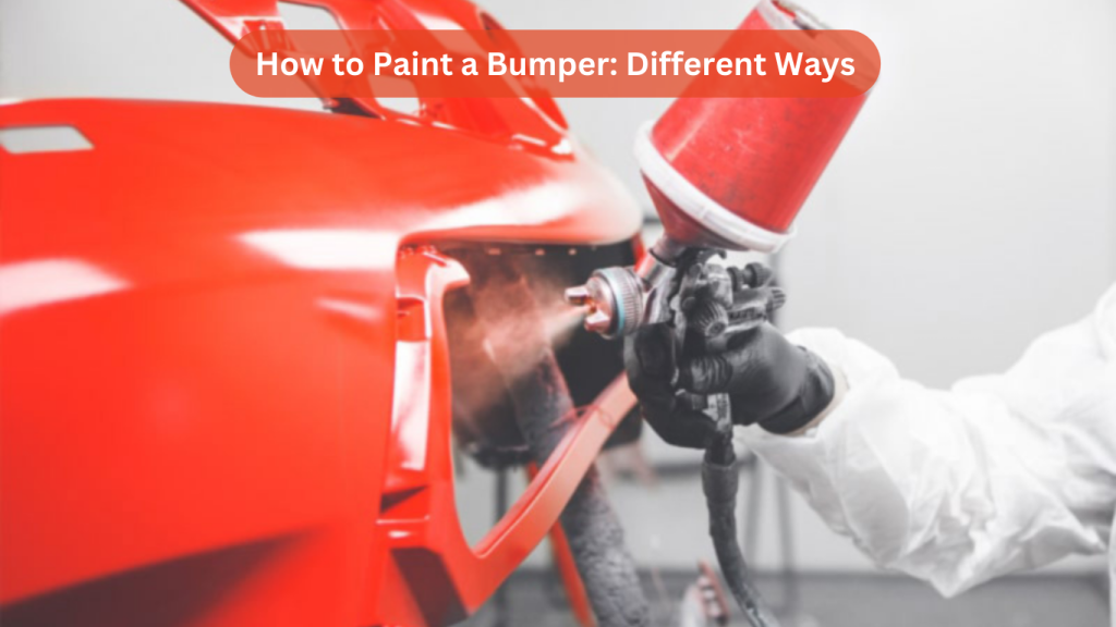 How to Paint a Bumper