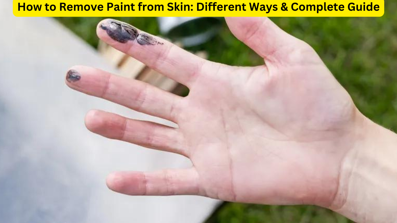 How to Remove Paint from Skin