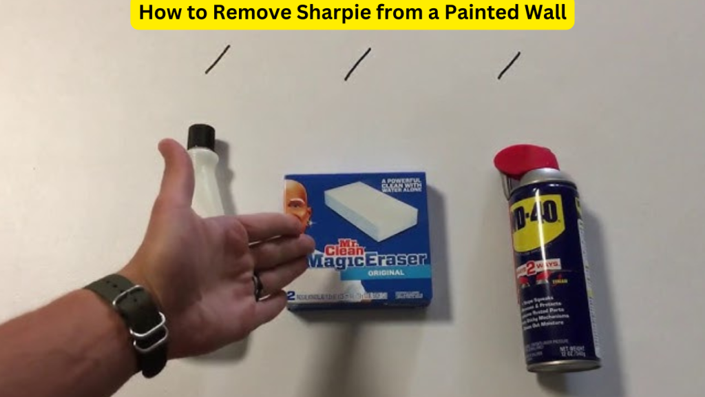 How to Remove Sharpie from a Painted Wall