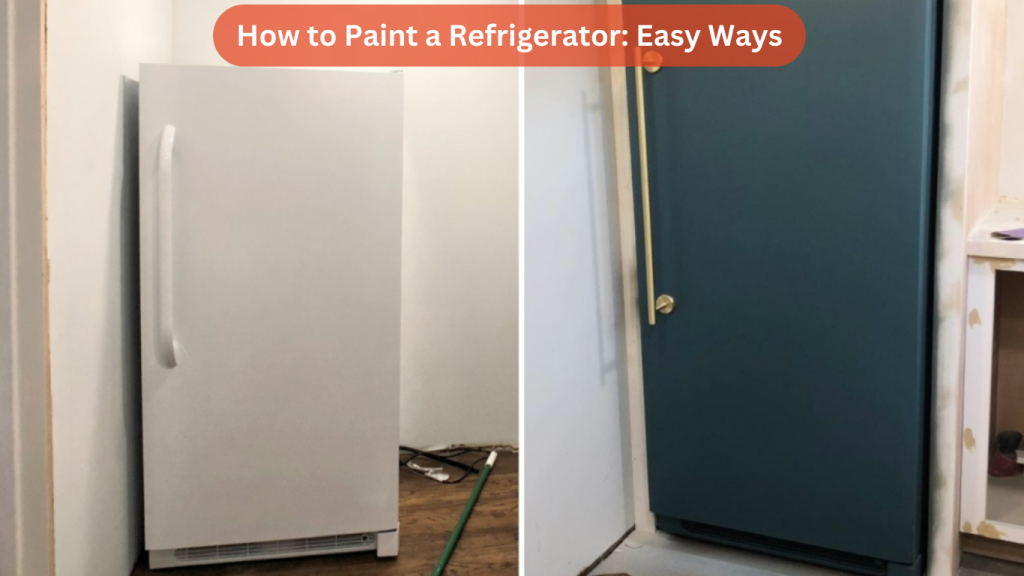 How to Paint a Refrigerator