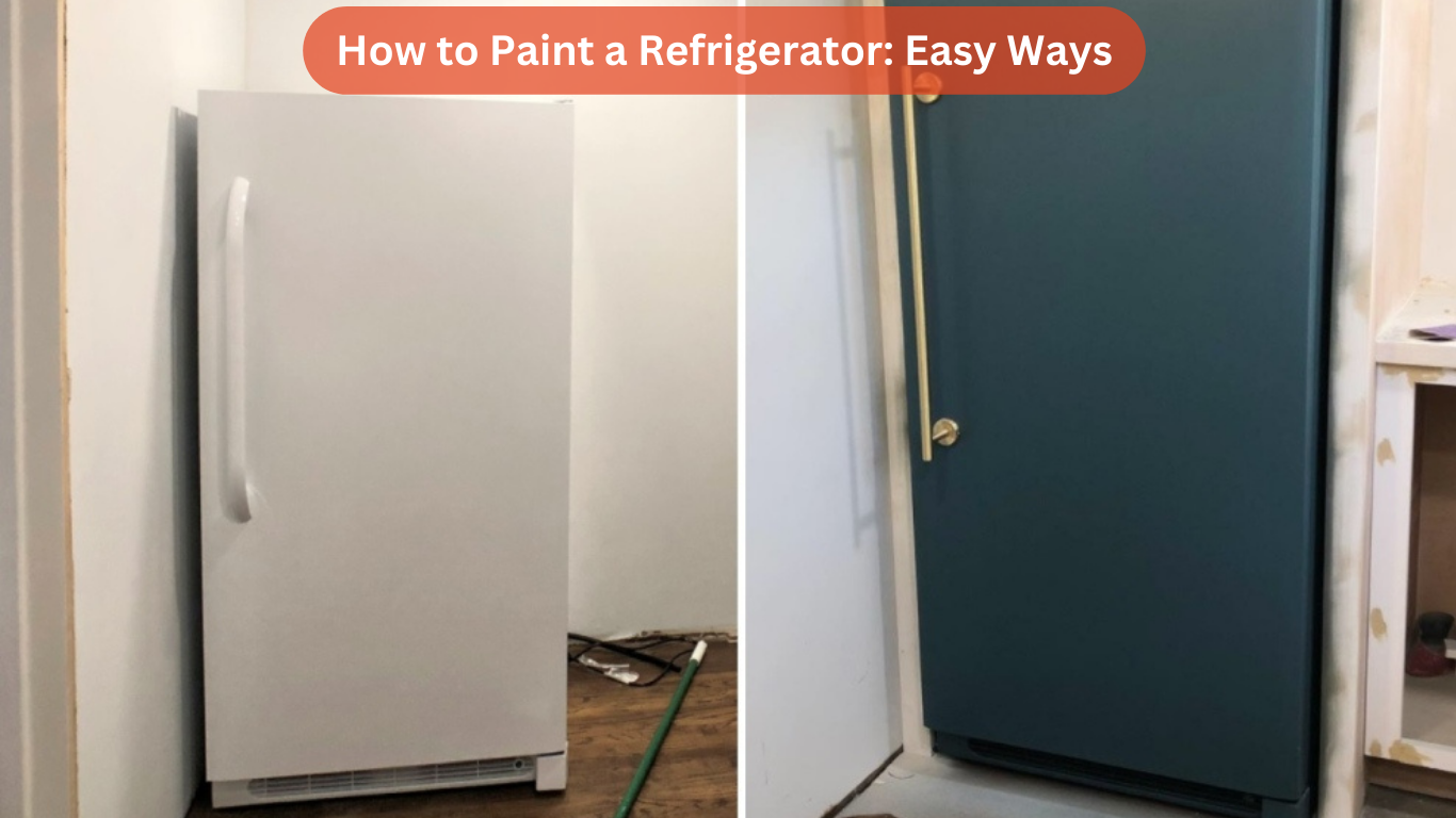 How to Paint a Refrigerator: Easy Ways