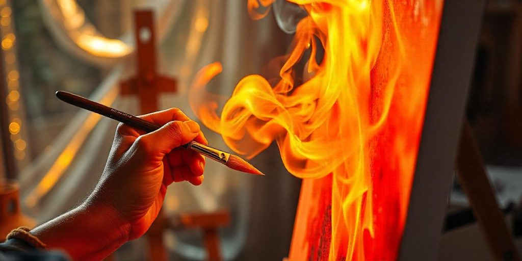 How to Paint Fire