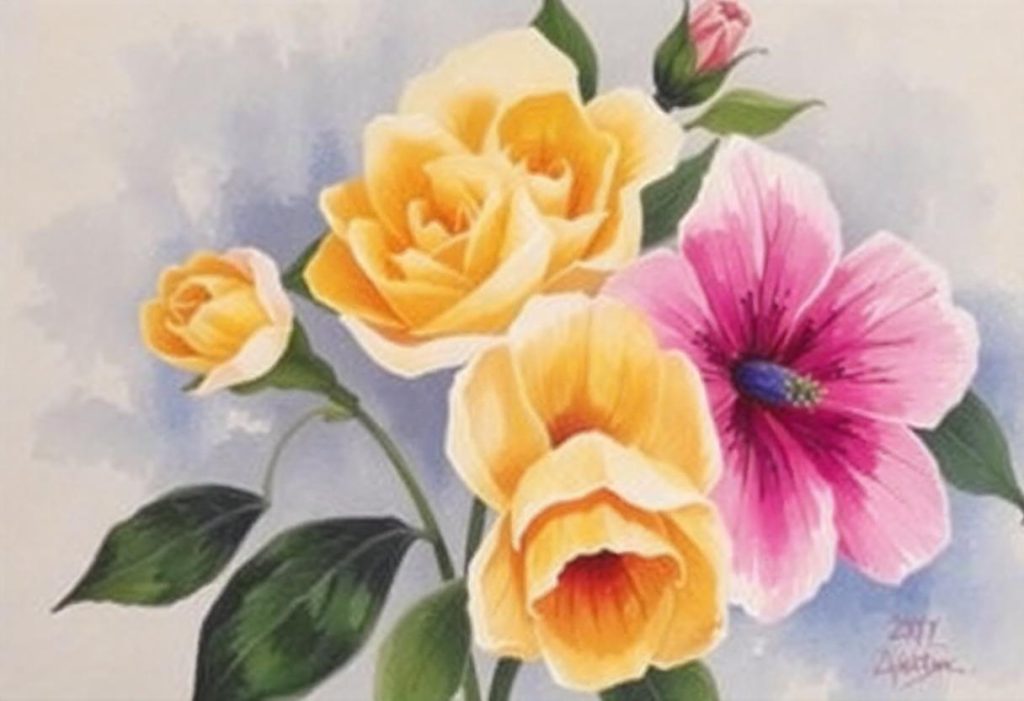 How to Paint Flowers