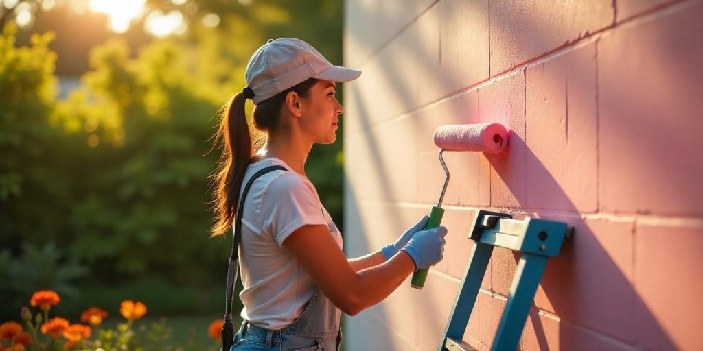 How to Paint Masonry Walls: