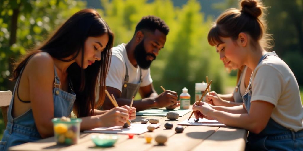 How to Paint Pebbles