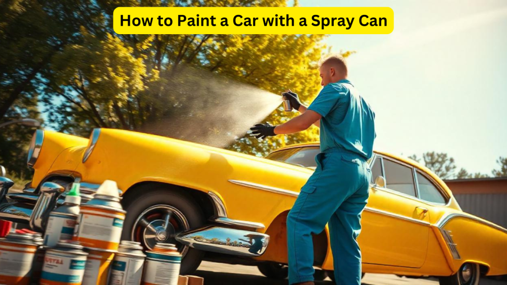 How to Paint a Car with a Spray Can