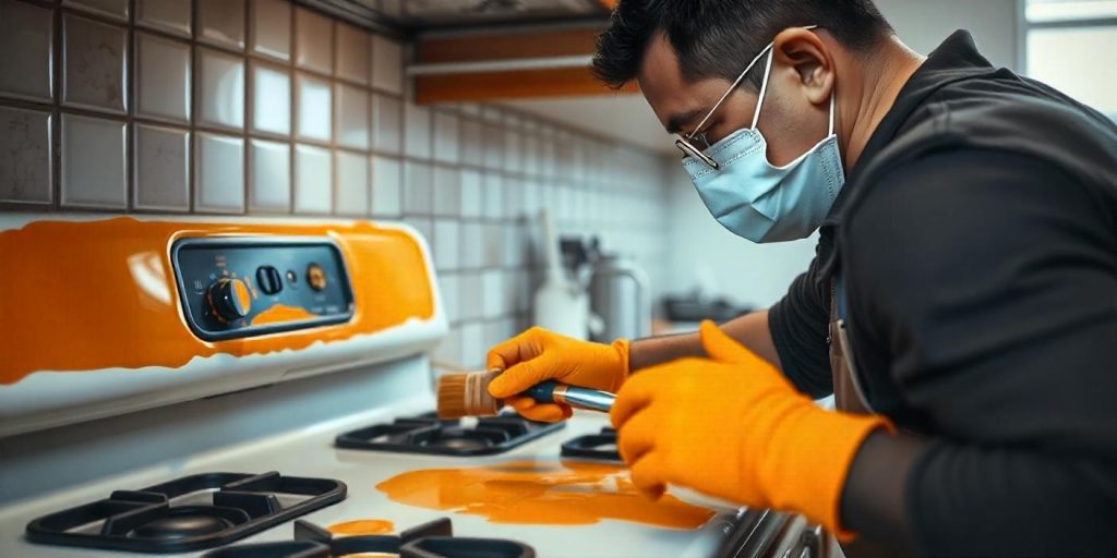 How to Use Enamel Paint on a Stove