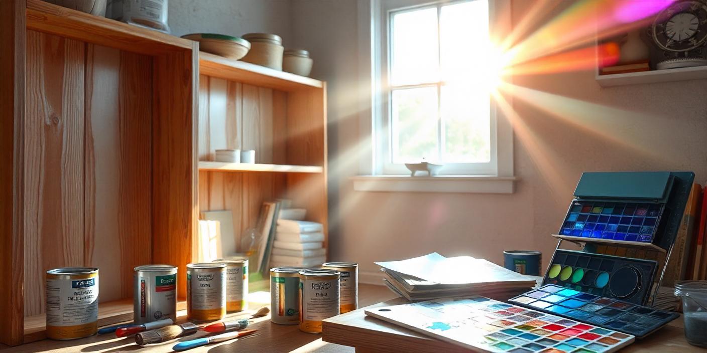 paint bookshelves