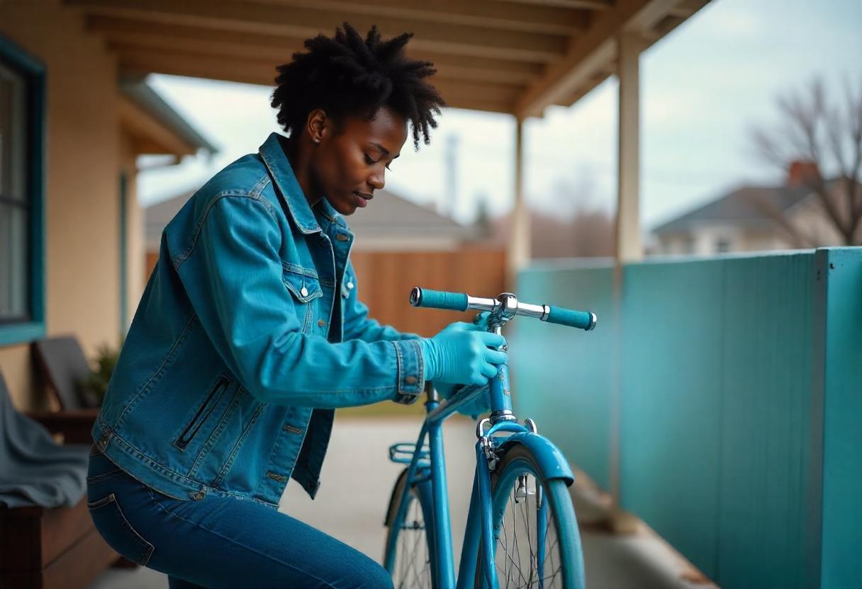 Spray Paint a Bike