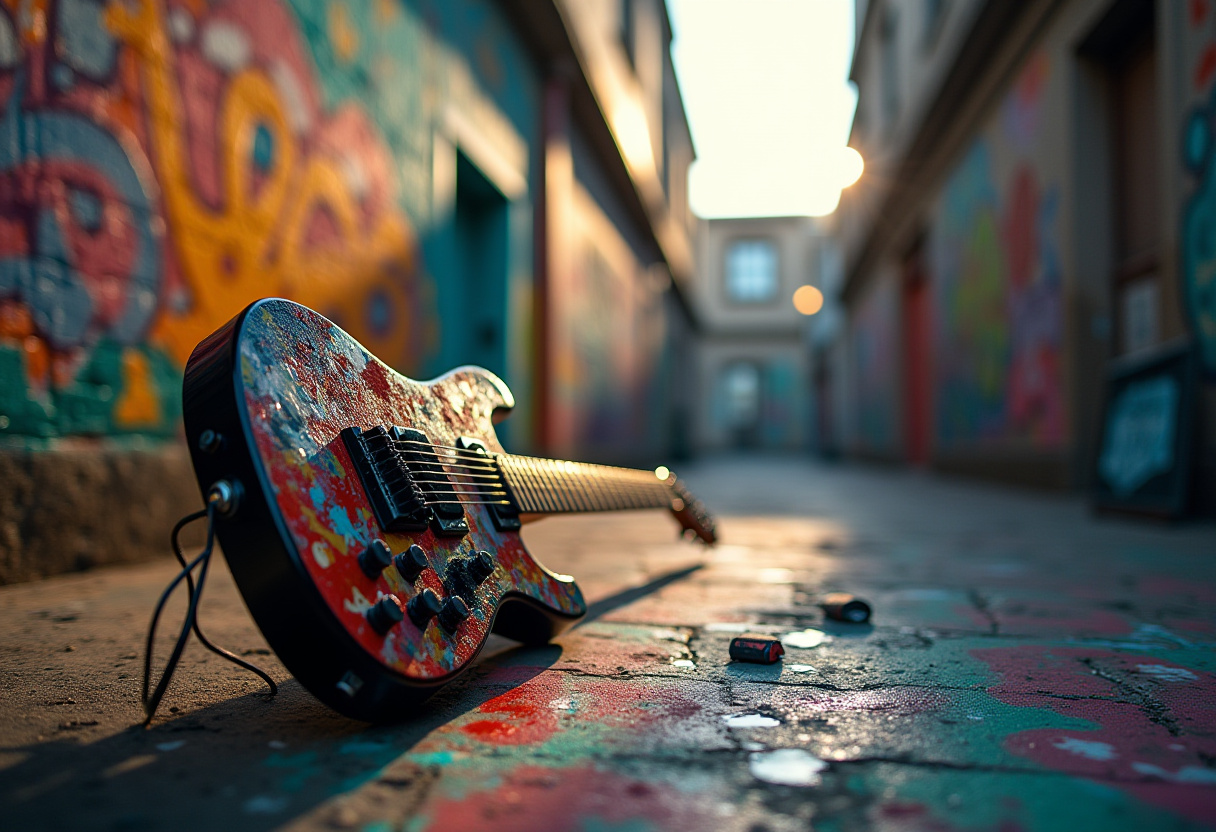 paint a guitar